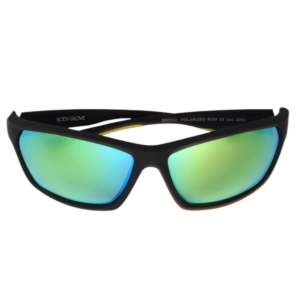 Body Glove Men's Rocker Sunglasses, Black, 66 mm